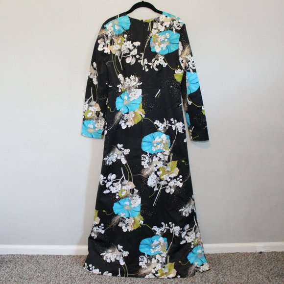 Vintage Tori Richard Honolulu Floral Maxi Dress H11457 - Picture 8 of 15